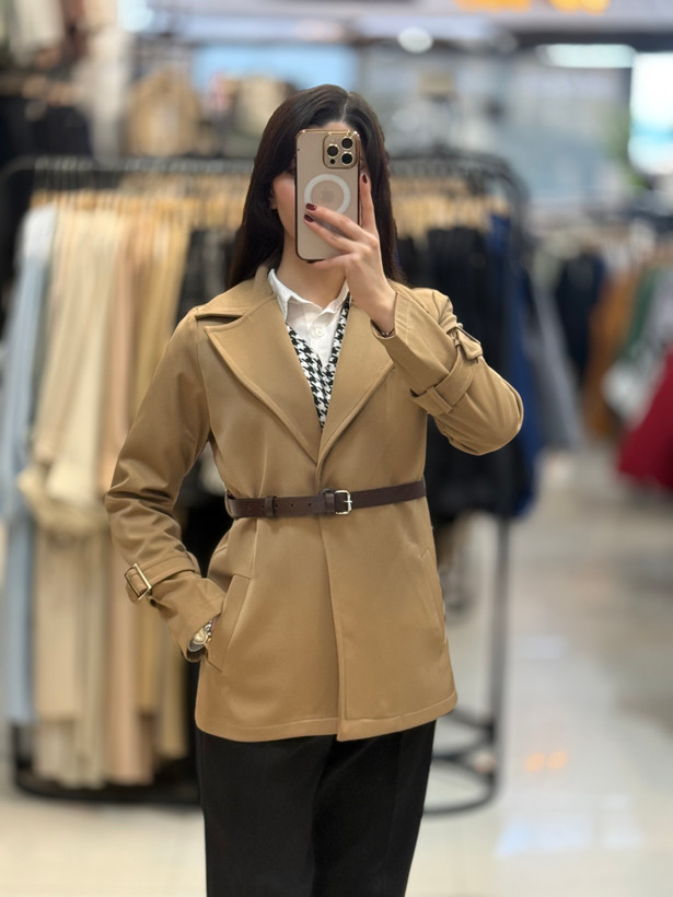 بارانی کرم دخترانه