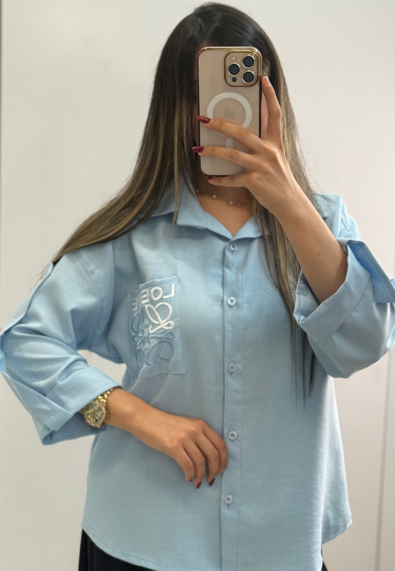 شومیز درسا مدل باکسی