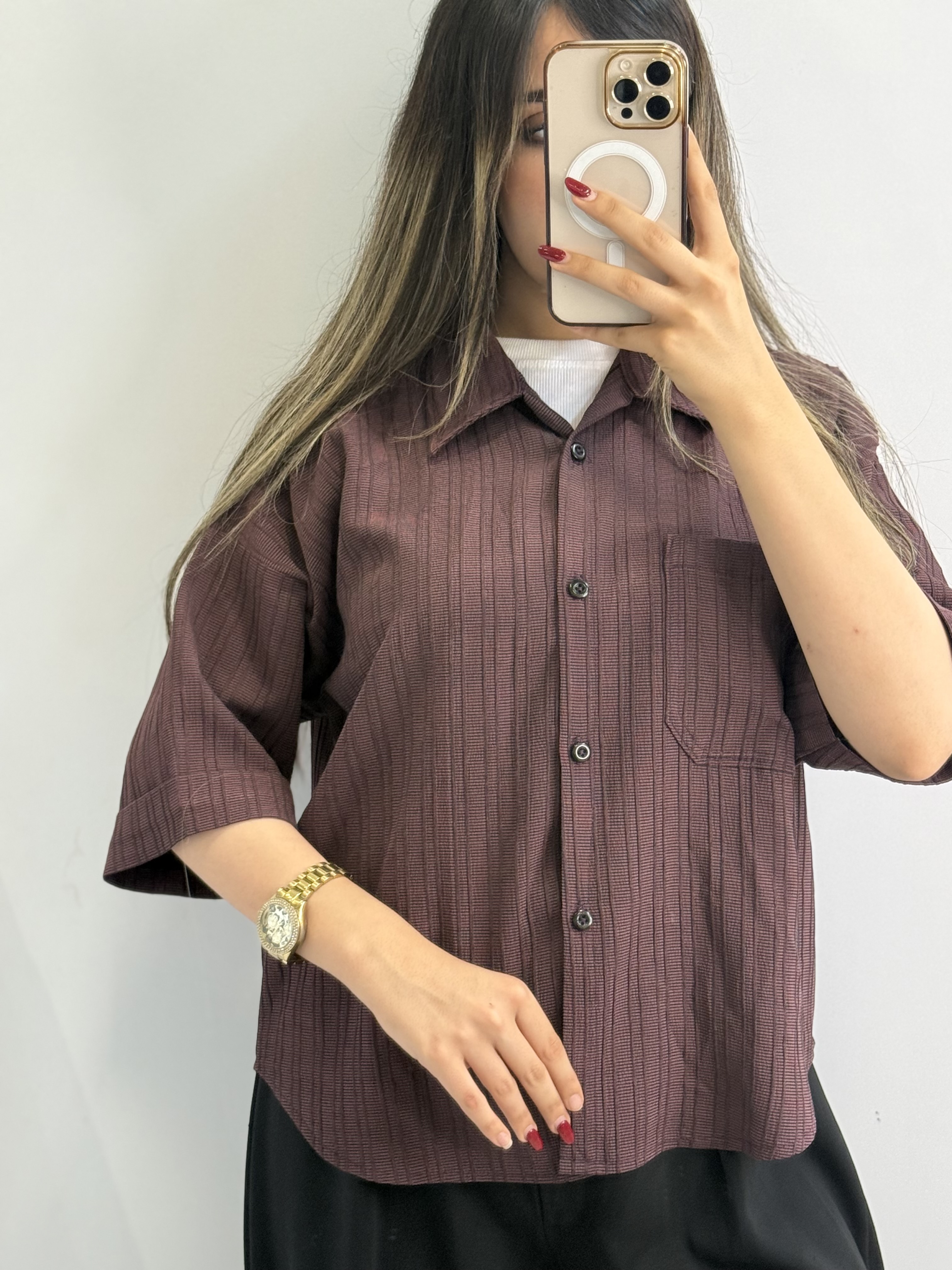 شومیز باکسی ریرا 🩷