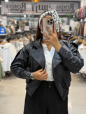 بامبر جکت دخترانه چرم 🧥